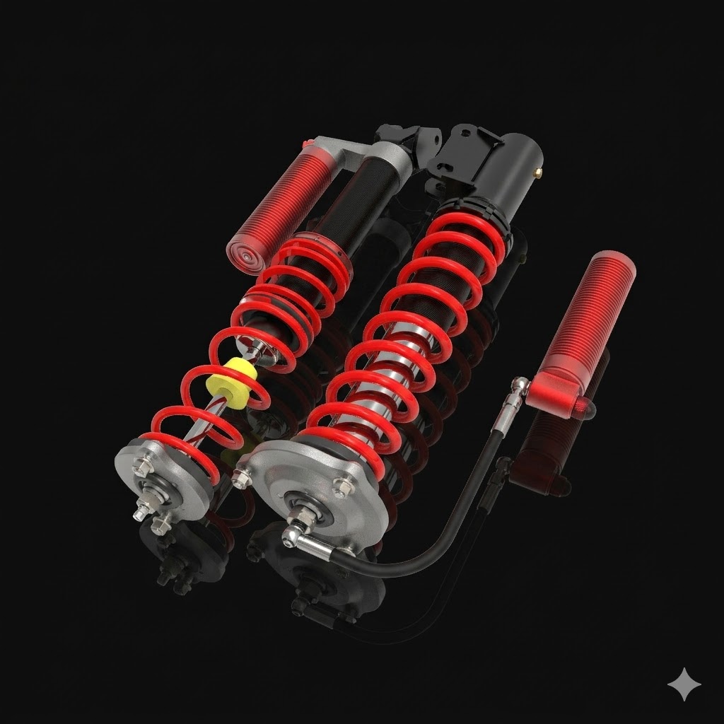 Samsonas - Mitsubishi Lancer Evolution V - IX Rally dampers 3-way